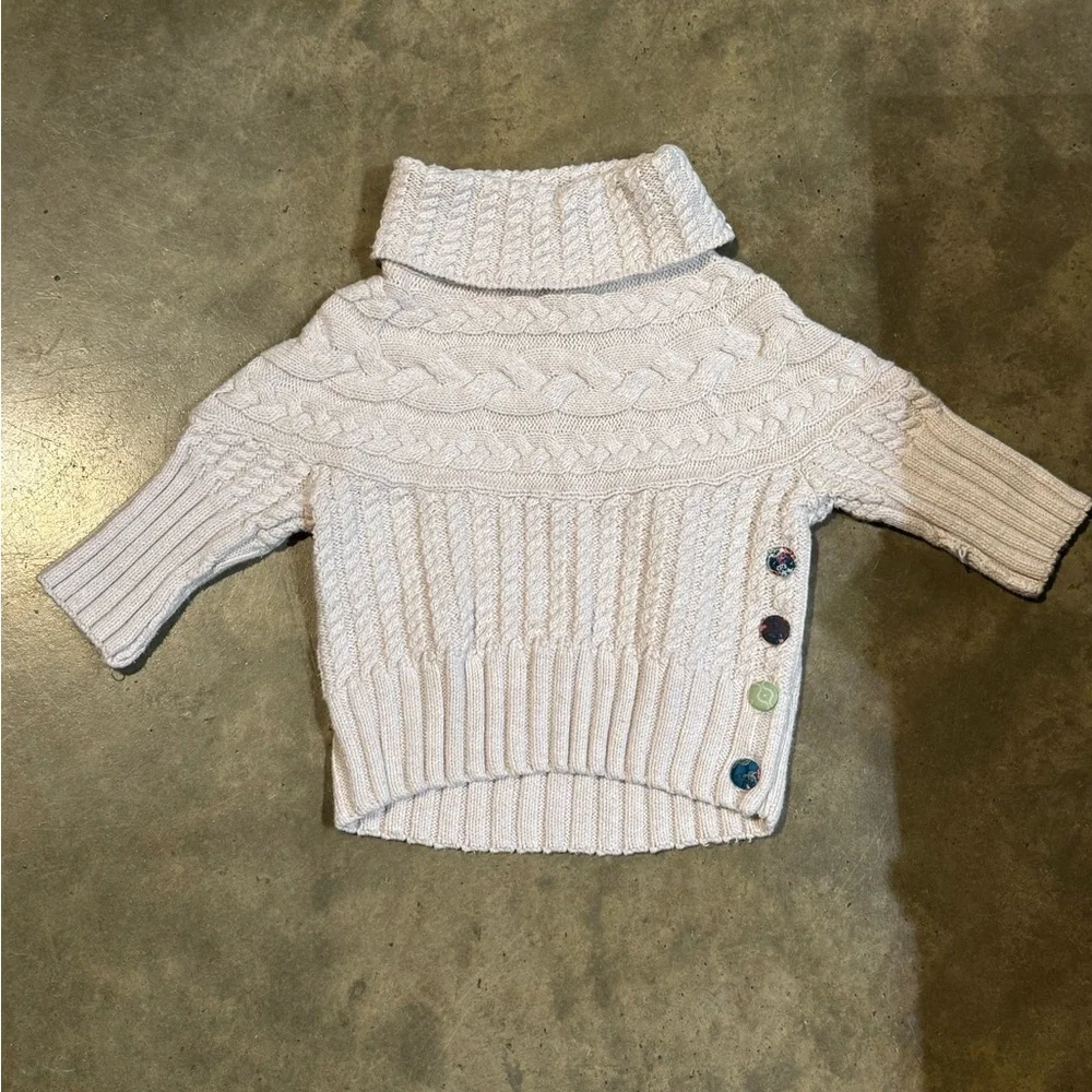 Matilda Jane Reese Crop Cable Sweater Size 6M